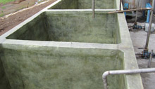 FRP lining to Spent wash Tank